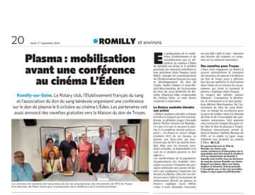 Plasma : mobilisation avant une conférence au cinéma L'Eden