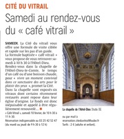 Samedi au rendez-vous du Café vitrail