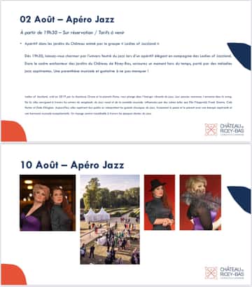 Apéro Jazz au Château de Ricey-Bas