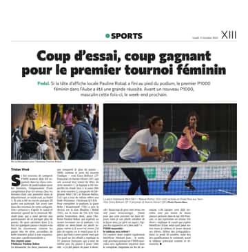 Coup d’essai, coup gagnant pour le premier tournoi féminin