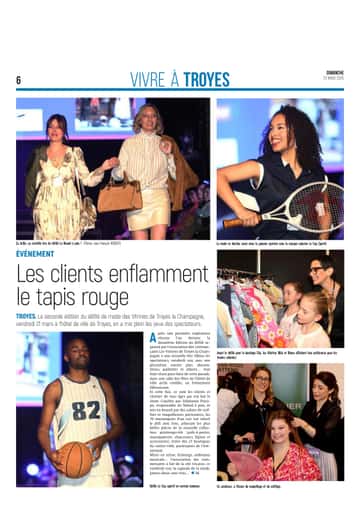 Défilé des Vitrines de Troyes : les clients enflamment le tapis rouge
