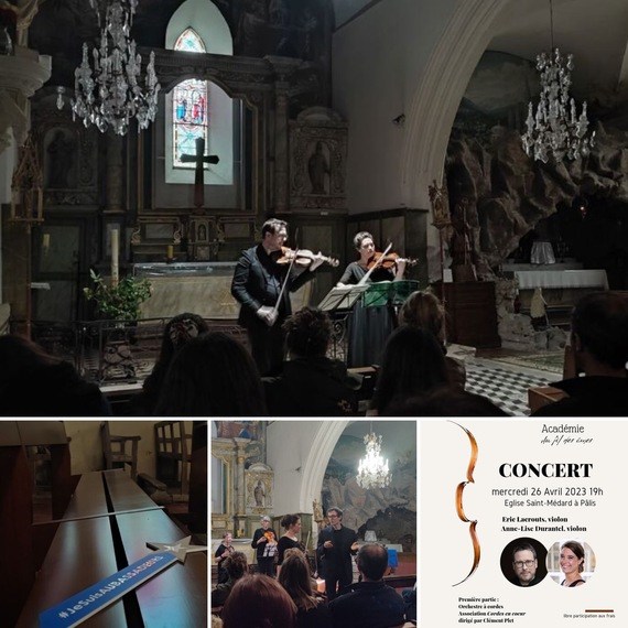Petit retour sur le concert d'Anne-Lise Durantel à l'église de Palis.