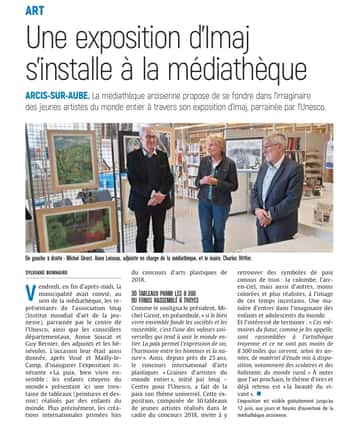 Une exposition d'IMAJ s'installe à la médiathèque