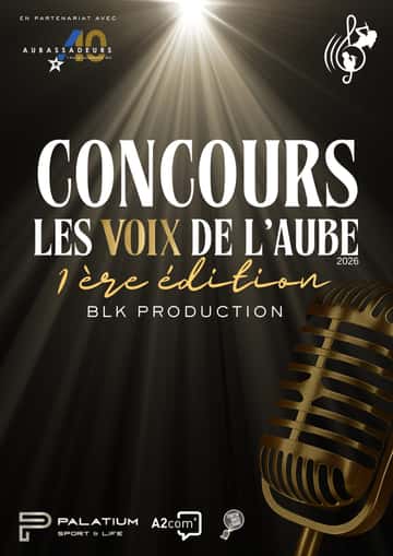 Concours Les Voix de l'Aube rdv ce jeudi 5 février