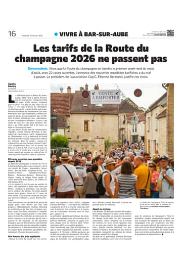 Les tarifs de la route du champagne 2026 ne passent pas !