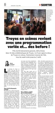 « Troyes en scènes » revient avec une programmation variée et… des before !