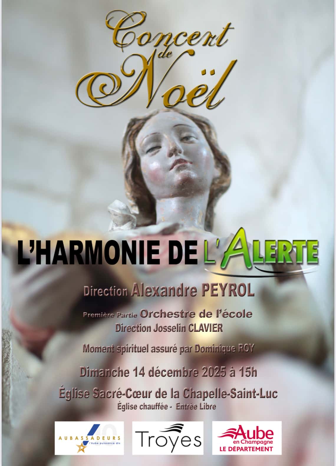 Concert de Noël de nos Pépites de l'Harmonie de l'Alerte.
