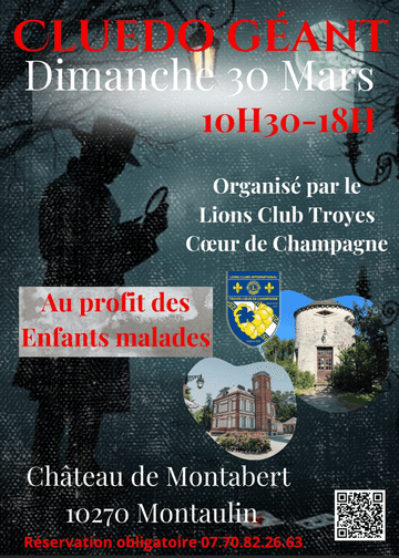 Cluedo géant au château de Montabert