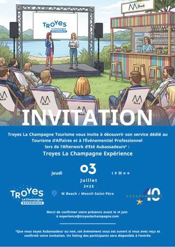 La Team Troyes La Champagne Tourisme présente à notre Troyes Afterworks