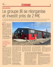 Le Groupe JB, investit près de deux millions !