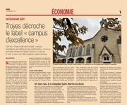 Troyes décroche le label «campus d’excellence»