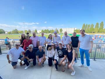 Délégation Aubassadeurs au Meeting International d'athlétisme