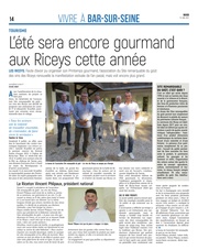 L'été sera encore gourmand aux Riceys cette année.