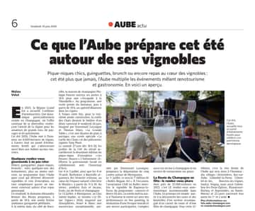 Ce que l'Aube prépare cet été autour de ses vignobles !