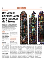 Des vitraux de Notre-Dame de Paris vont retrouver vie à Troyes