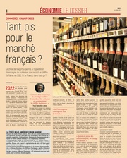 Champagne : tant pis pour le marché français?