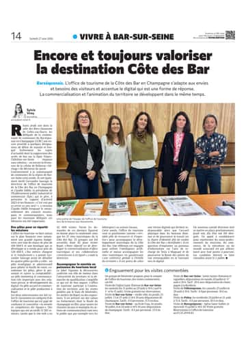 Encore et toujours valoriser la destination Côte des Bar !