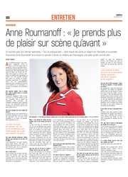 Anne Roumanoff: «Je prends plus de plaisir sur scène qu’avant»