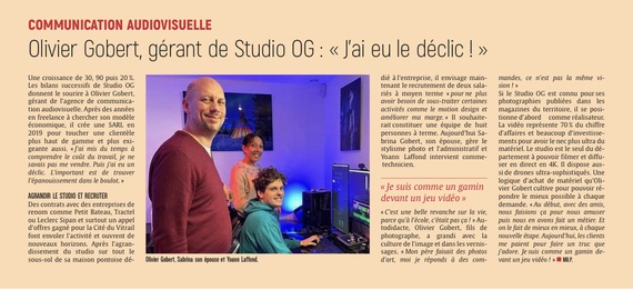 Studio Olivier Gobert à Pont-Sainte-Marie : «J’ai eu le déclic!»