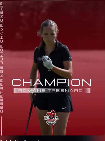 Des nouvelles de nos Pépites : Romane Tresnard Golf.