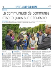 Côte des Bar : La communauté de communes mise toujours sur le tourisme.