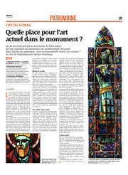 Quelle place pour l'art actuel dans le monument ?