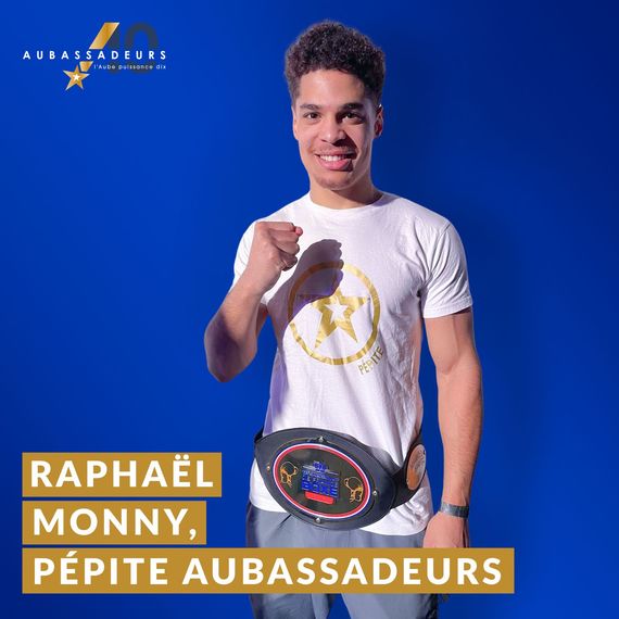 Raphaël Monny, Champion de France de boxe amateur.