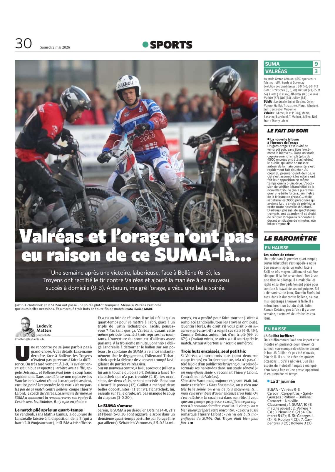 Valréas et l’orage n’ont pas eu raison de ce SUMA-là…