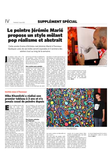 Troyen d’adoption, le peintre Jérémie Marié propose son style