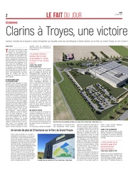 Clarins a choisi Troyes pour son immense usine !