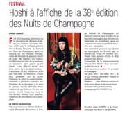Hoshi à l’affiche de la 38e édition des Nuits de Champagne