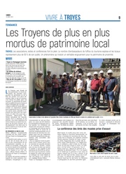 Les Troyens de plus en plus mordus de patrimoine local