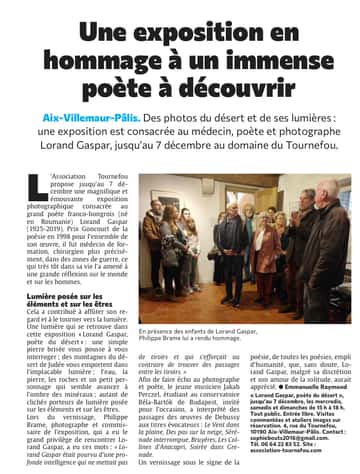 Une exposition en hommage à un immense poète à découvrir à Pâlis