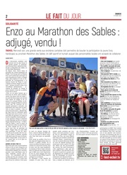 Enzo au Marathon des Sables : adjugé, vendu !