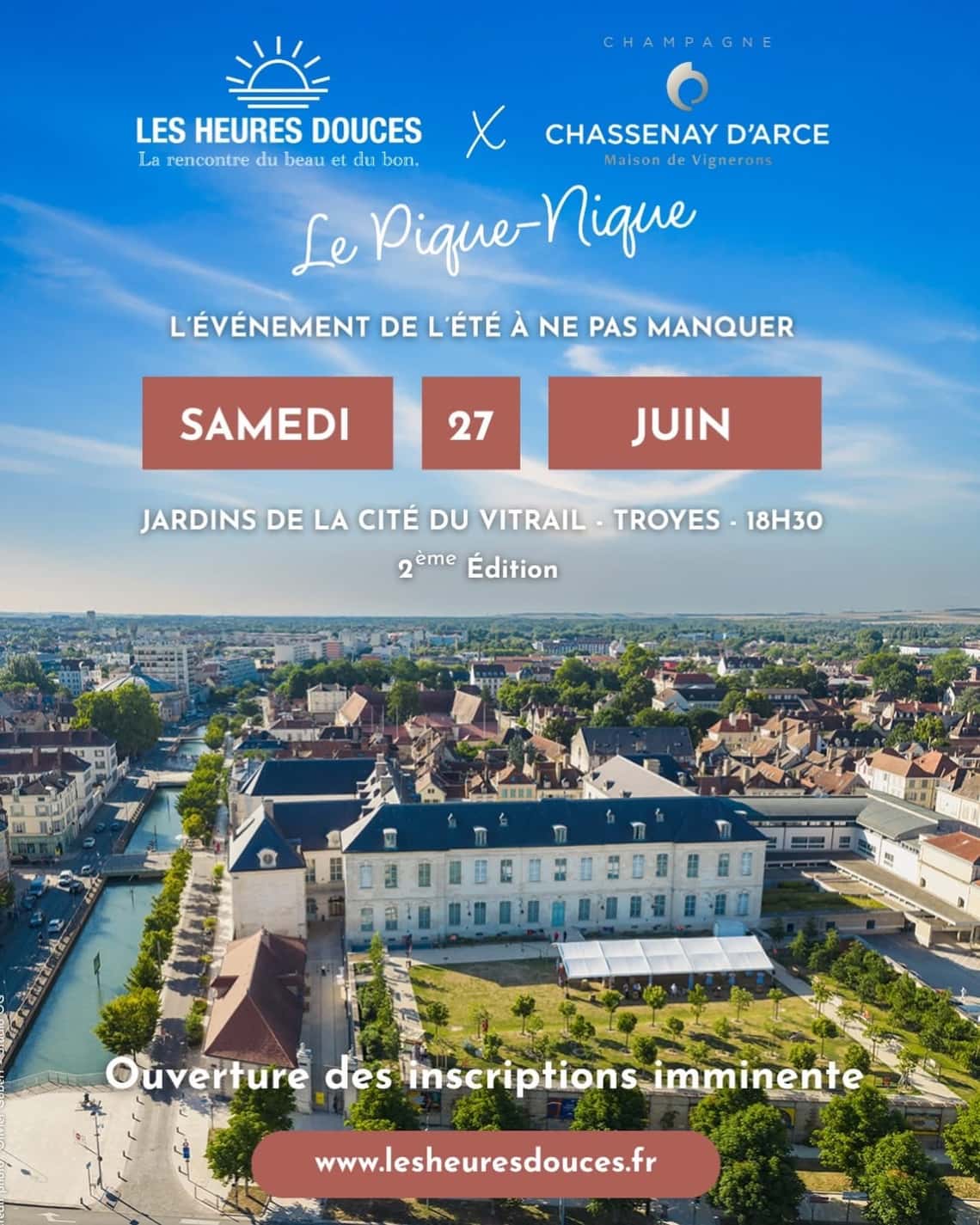 Les Heures douces - Le pique-nique dans les jardins de la Cité du Vitrail