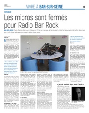 Les micros sont fermés pour Radio Bar Rock.