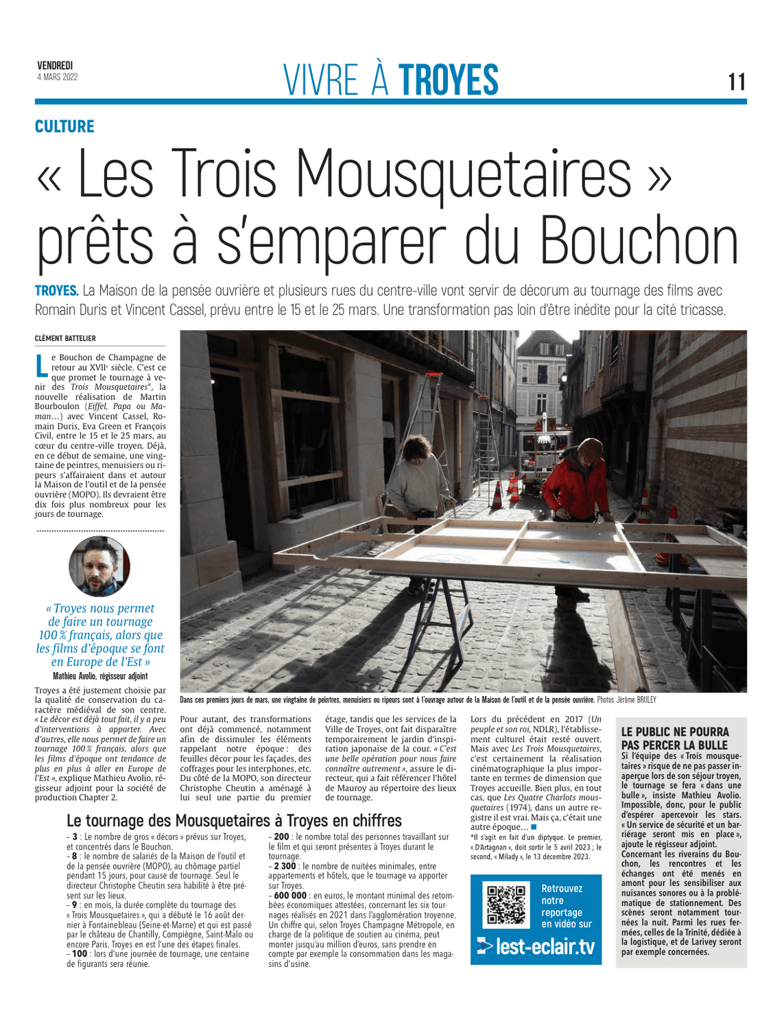 Les Trois Mousquetaires prêts à s'emparer du Bouchon.