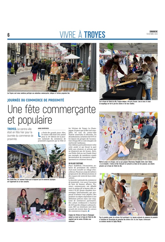 une fête commerçante et populaire à Troyes