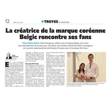 Rencontre avec la créatrice de la marque coréenne Beigic à McArthurGlen !