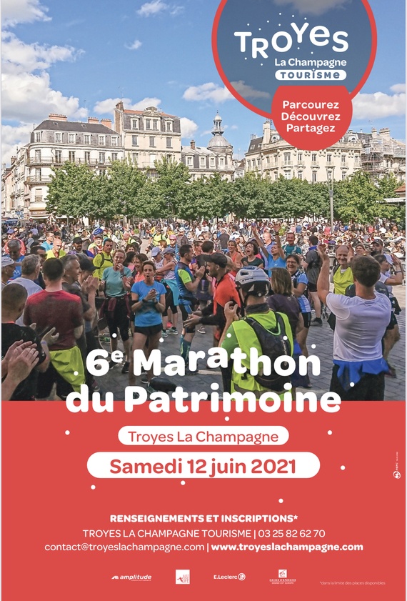 6ème Marathon du Patrimoine organisé par Troyes La Champagne Tourisme.