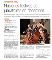 Musiques festives et jubilatoires en Décembre