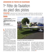 1ère Fête de l'aviation au pied des pistes.