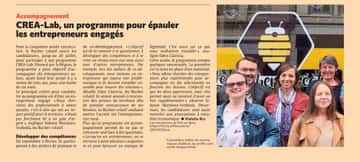 CREALAB, un programme pour épauler les entrepreneurs engagés