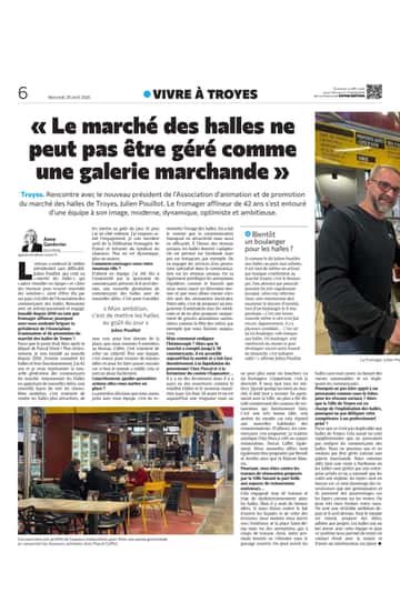 « Le marché des halles ne peut pas être géré comme une galerie marchande »