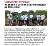 Le nouveau campus de Yschools au Cameroun