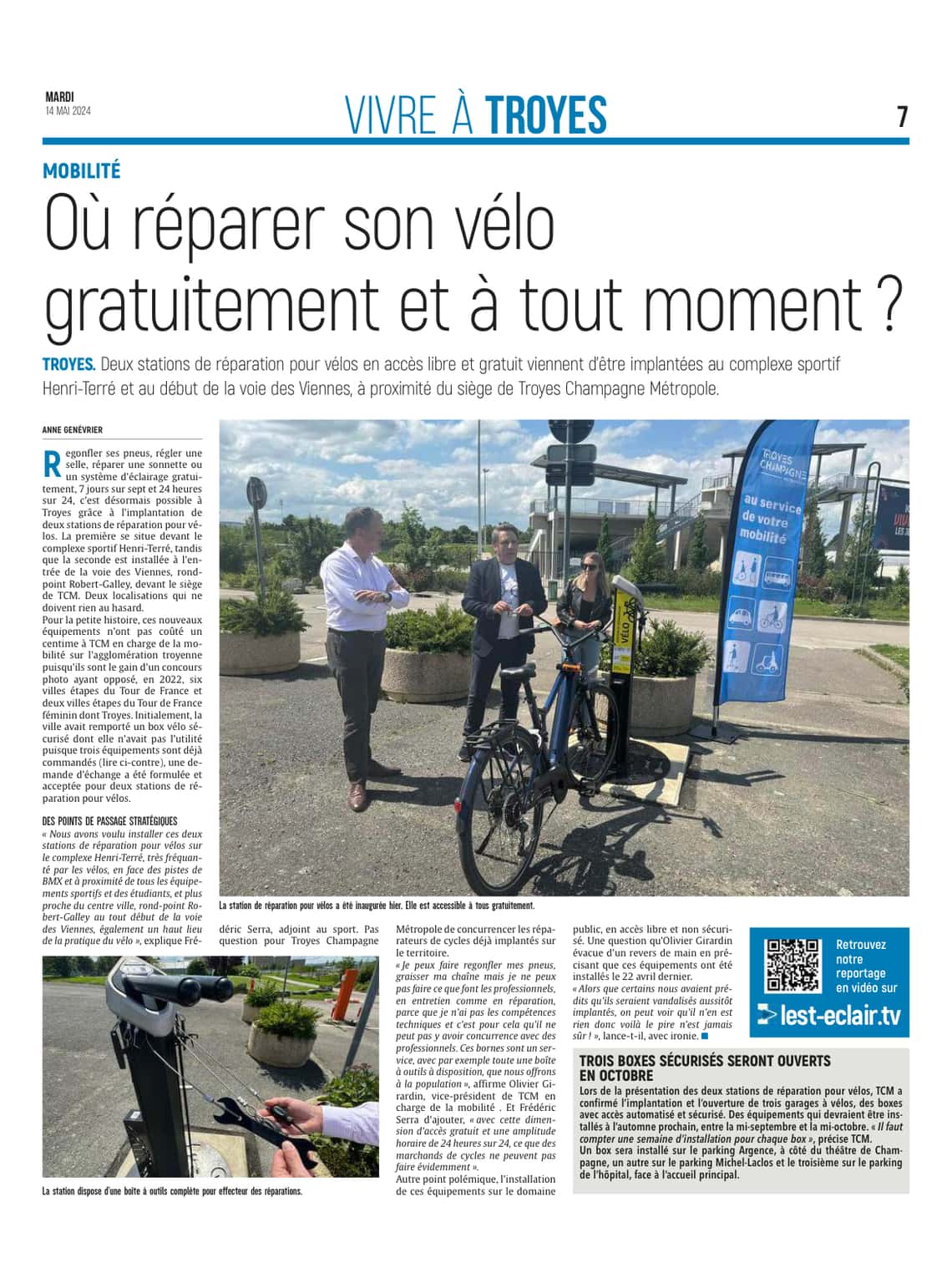 Où réparer son vélo gratuitement, de jour comme de nuit à Troyes ?