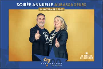 Traditionnelle soirée annuelle AUBASSADEURS au Centre de Congrès.