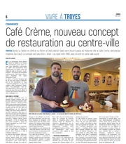 Café Crème, nouveau concept de restauration au centre-ville !