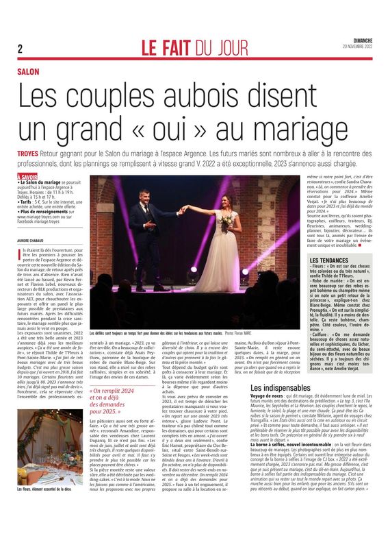 Troyes: les couples aubois disent un grand «oui» au salon du mariage