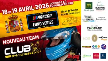 Ulysse Delsaux, pépite et pilote Nascar Europe à Valence.
